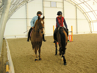 Fortnum & Woolley Ltd Cover-All Riding Arena at Thornhill, Stirling